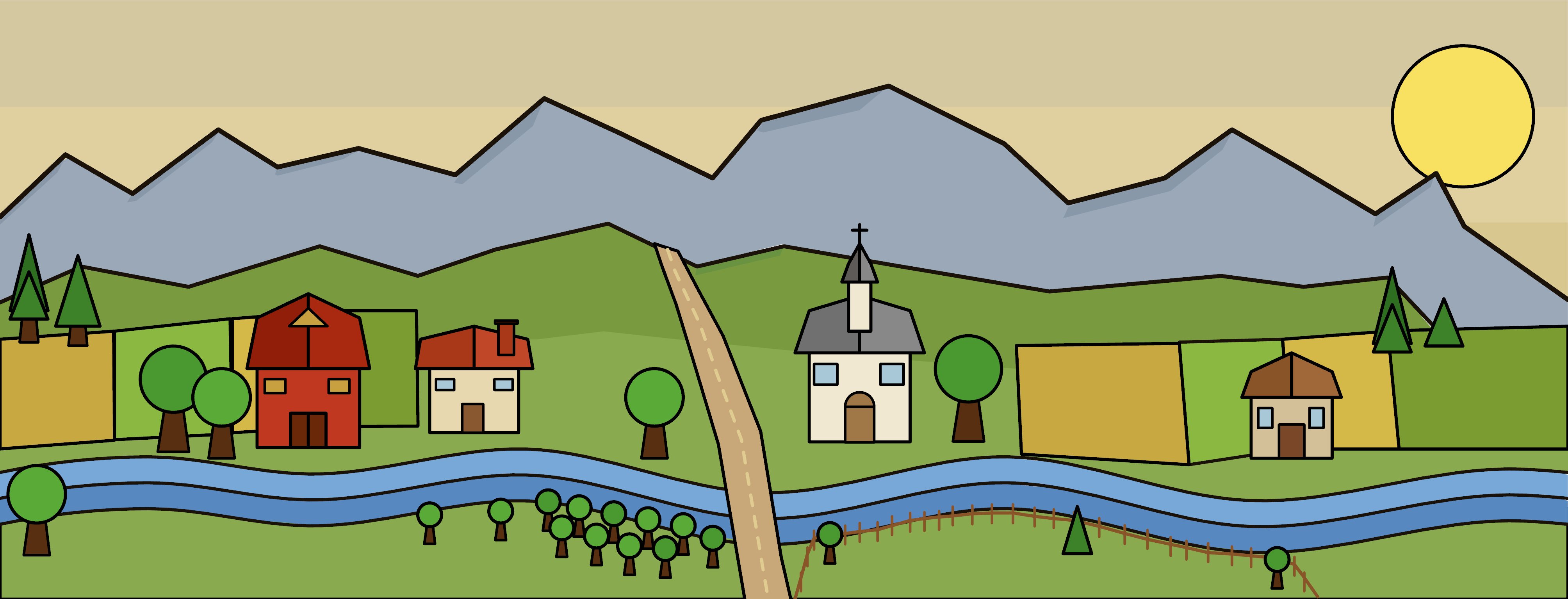 Appalachian valley landscape